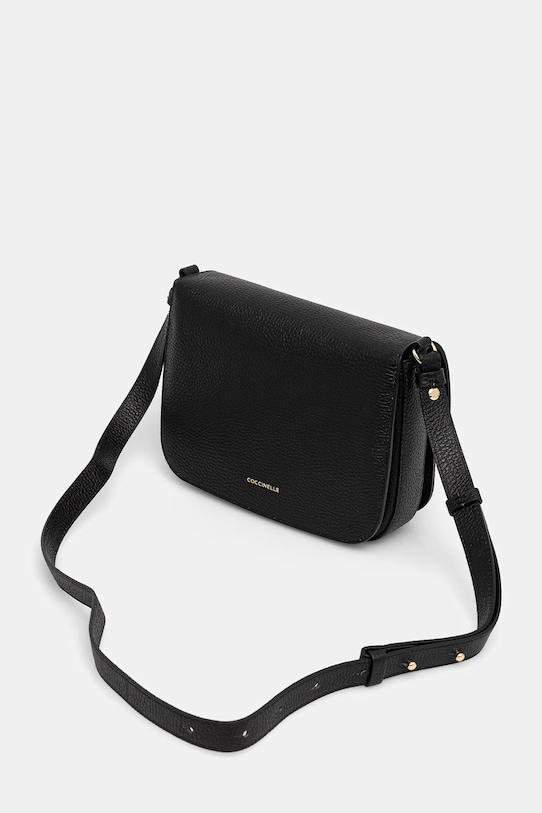 Αξεσουάρ Δερμάτινη τσάντα Coccinelle E1.SSL.15.01.01 μαύρο