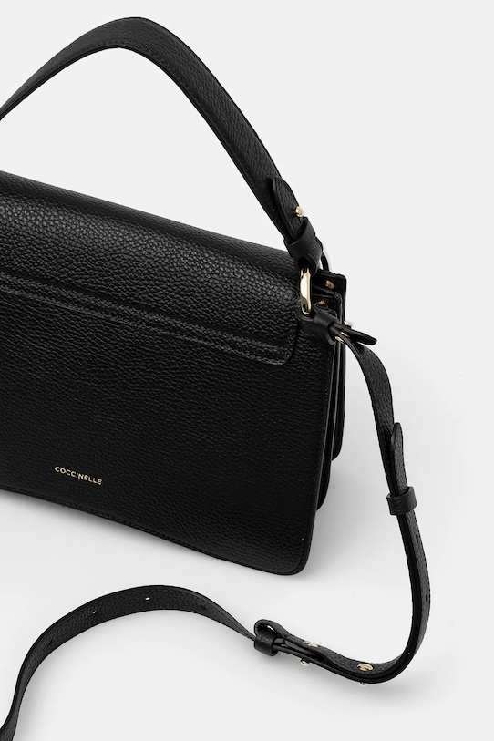 Accesorii Coccinelle poseta de piele E1.SSL.18.01.01 negru