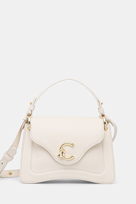 Coccinelle torebka skórzana skóra licowa beżowy E1.SSL.18.02.01