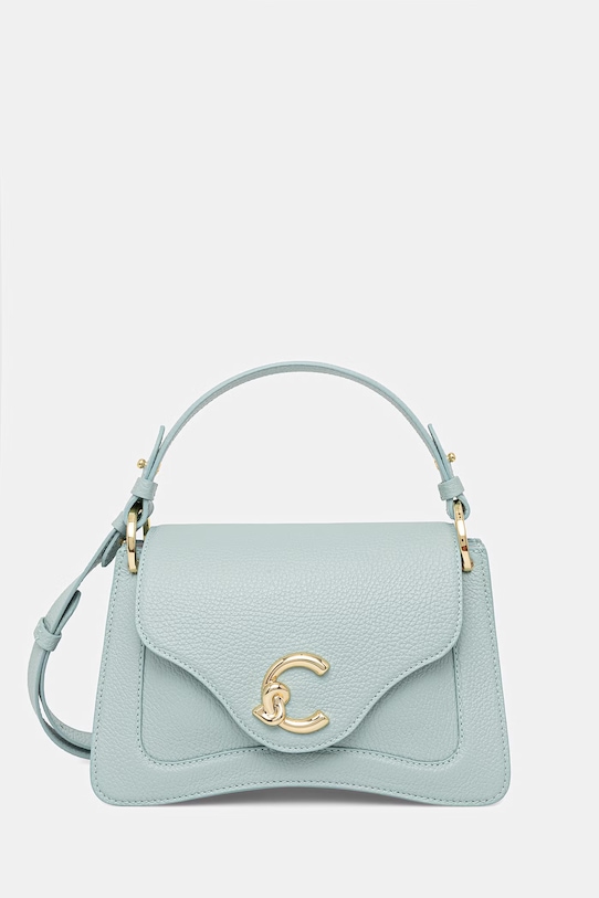 Coccinelle torebka skórzana skóra licowa turkusowy E1.SSL.18.02.01