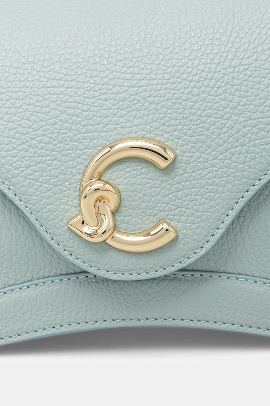 Coccinelle torebka skórzana turkusowy E1.SSL.18.02.01