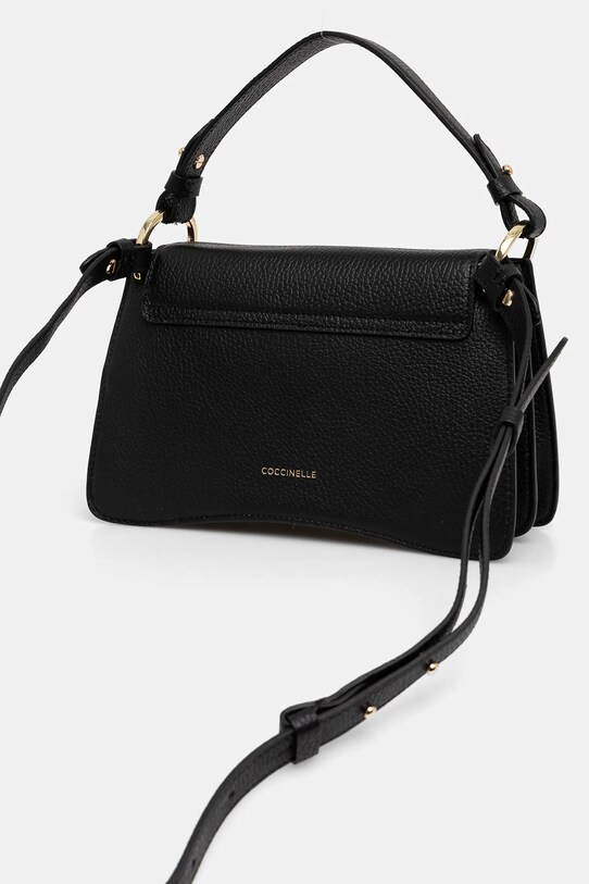 Coccinelle poseta de piele negru E1.SSL.18.02.01