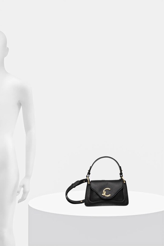 Coccinelle poseta de piele E1.SSL.18.04.01 negru