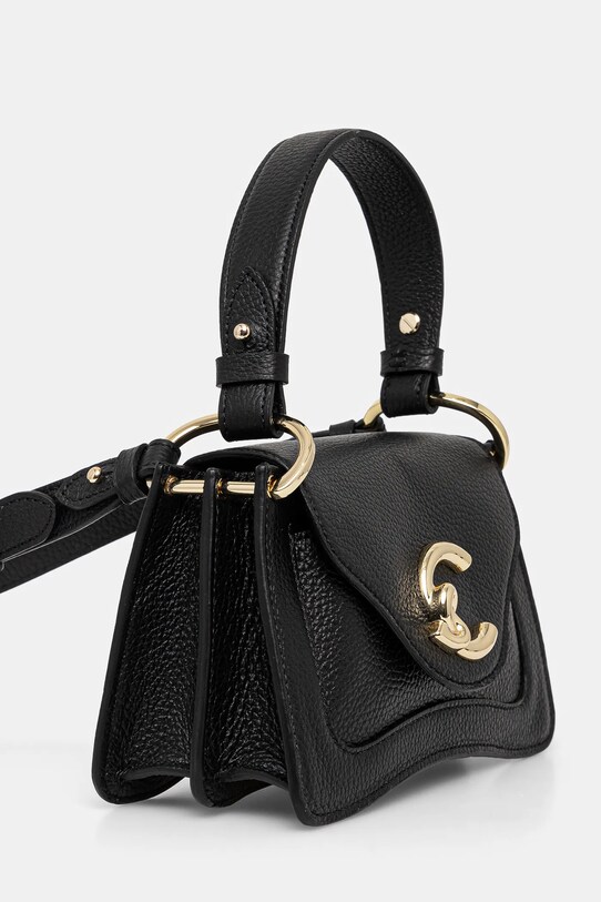 Coccinelle poseta de piele E1.SSL.18.04.01 negru SS25