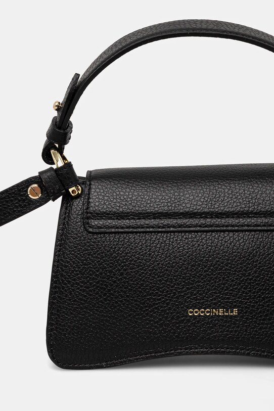 Accesorii Coccinelle poseta de piele E1.SSL.18.04.01 negru