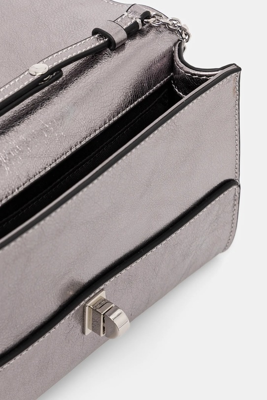 Kožené psaníčko Coccinelle stříbrná E1.SW4.19.01.01