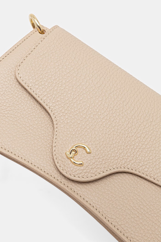 Coccinelle torebka skórzana beżowy E5.SSL.27.01.01