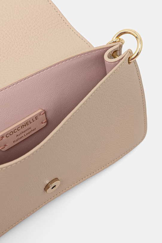 Coccinelle torebka skórzana E5.SSL.27.01.01 beżowy