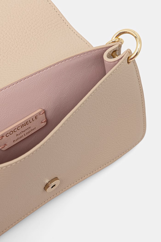 Coccinelle torebka skórzana E5.SSL.27.01.01 beżowy