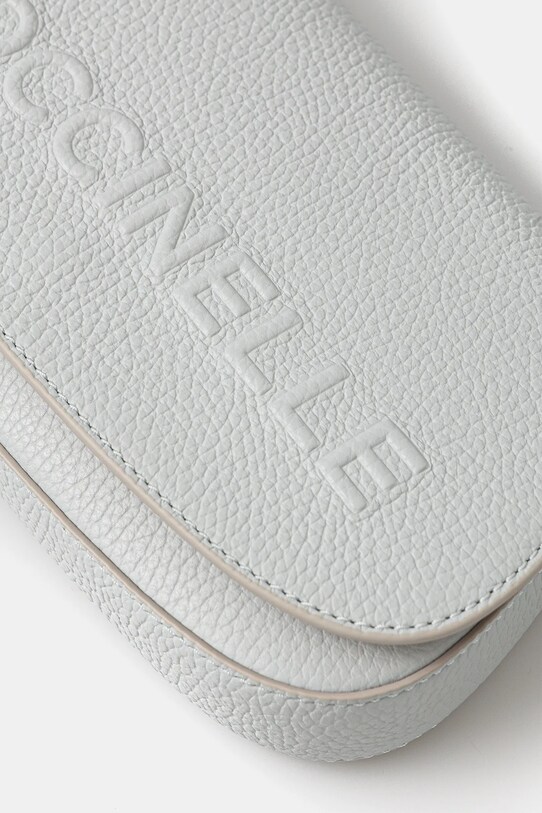 Kožená kabelka Coccinelle šedá E5.QBB.52.01.01