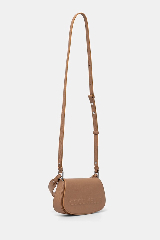 Coccinelle torebka skórzana E5.QBB.52.01.01 beżowy SS25