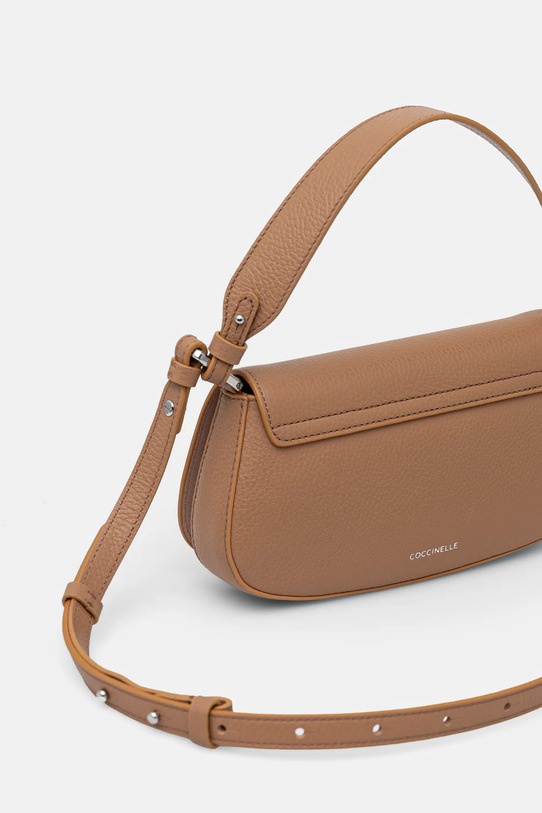 Akcesoria Coccinelle torebka skórzana E5.QBB.52.01.01 beżowy