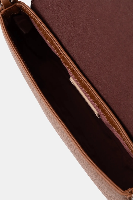 Kožená kabelka Coccinelle E5.QBB.52.01.01 hnědá