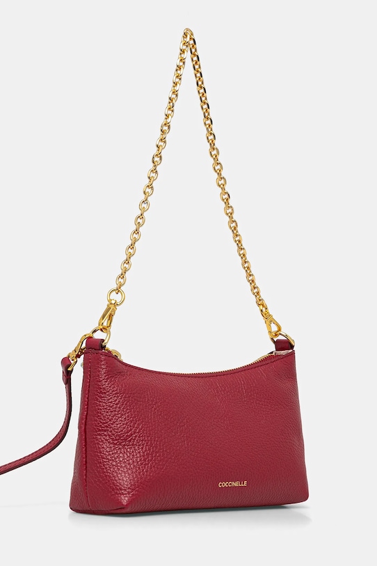 Kožená kabelka Coccinelle E5.QH0.55.01.01 růžová SS25