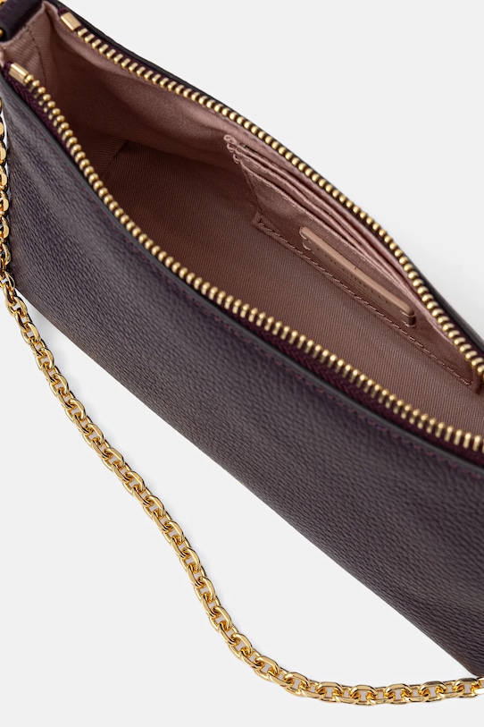 Шкіряна сумочка Coccinelle фіолетовий E5.QH0.55.01.01