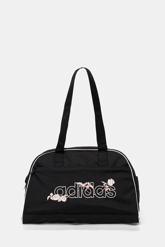 Taška adidas W FLOWER B BAG potisk černá JF8560