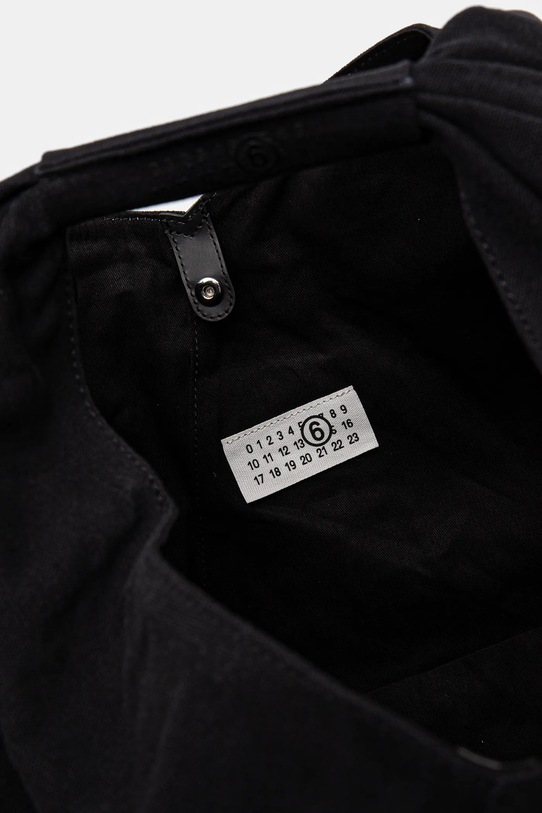 Τσάντα MM6 Maison Margiela Japanese Draped SB5WC0019 μαύρο