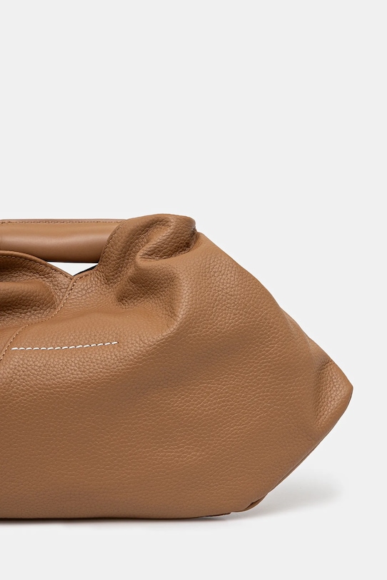 Аксесуари Шкіряна сумочка MM6 Maison Margiela Japanese Draped Mini SB5WD0029 коричневий