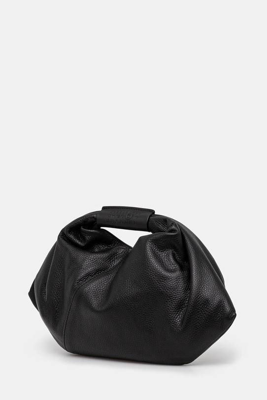 Δερμάτινη τσάντα MM6 Maison Margiela Japanese Draped Mini SB5WD0029 μαύρο SS25