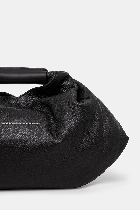 Αξεσουάρ Δερμάτινη τσάντα MM6 Maison Margiela Japanese Draped Mini SB5WD0029 μαύρο
