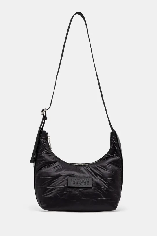 Τσάντα MM6 Maison Margiela Nylon Mini Bag απλό μαύρο SB5ZI0011