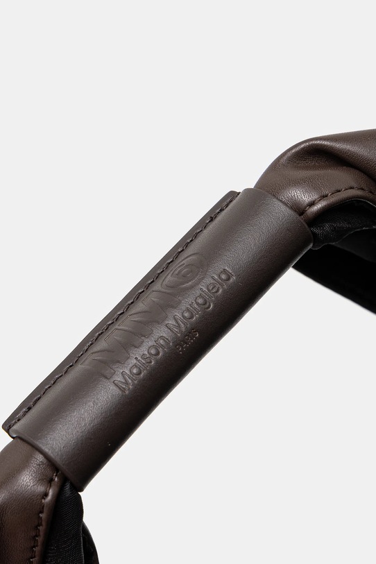 Kožená kabelka MM6 Maison Margiela Classic Japanese Handbag hnědá S54WD0039.T2185