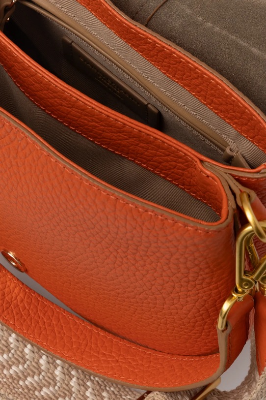 Kožená kabelka Gianni Chiarini HELENA BS.11086.TKL.NAETN oranžová