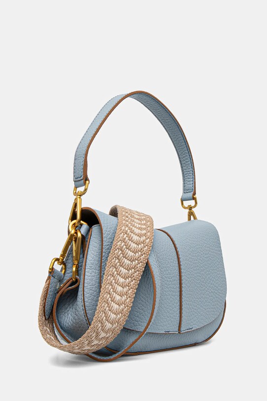 Δερμάτινη τσάντα Gianni Chiarini HELENA BS.11088.TKL.NAETN μπλε SS25