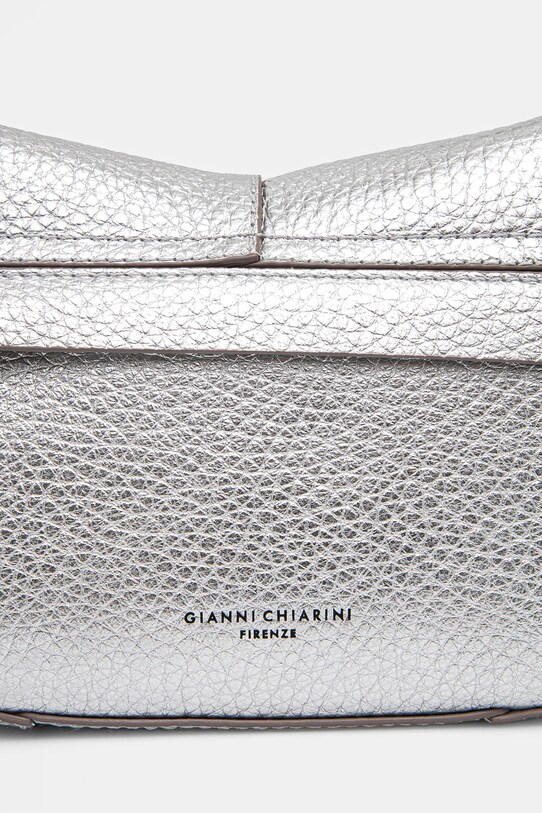 Kožená kabelka Gianni Chiarini HELENA stříbrná BS.11088.TKL.NAETN