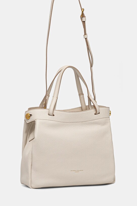 Kožená kabelka Gianni Chiarini OTTAVIA BS.11290.GRN béžová SS25