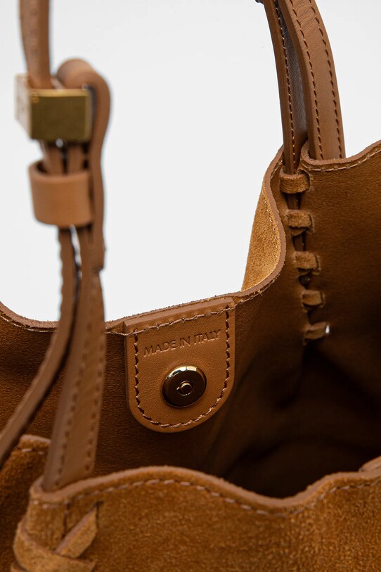 Gianni Chiarini geanta de mana din piele intoarsa DORY BS.11307.CM.PL bej