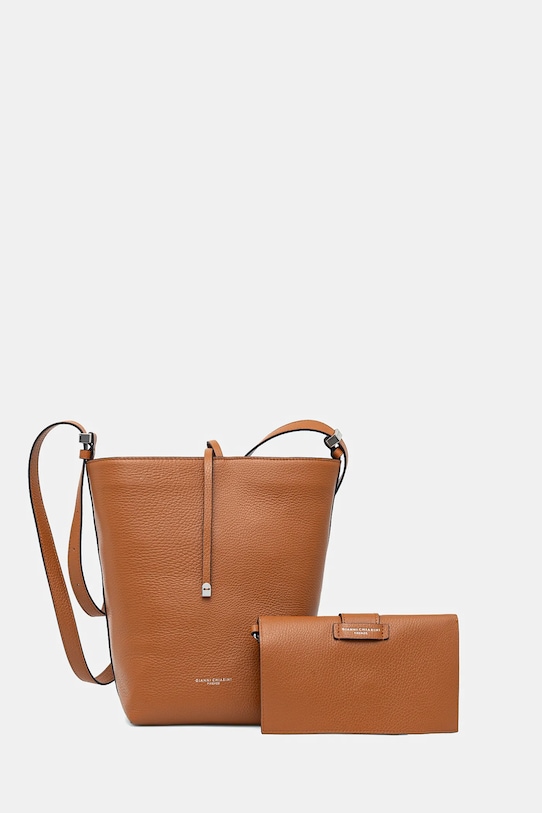 Gianni Chiarini bőr táska AMELIA nappa bőr barna BS.11346.COMM.GRN