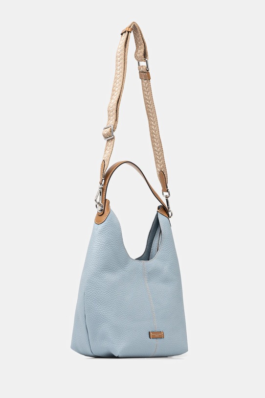 Kožená kabelka Gianni Chiarini ALESSANDRA BS.11357.TKL.NAETN modrá SS25