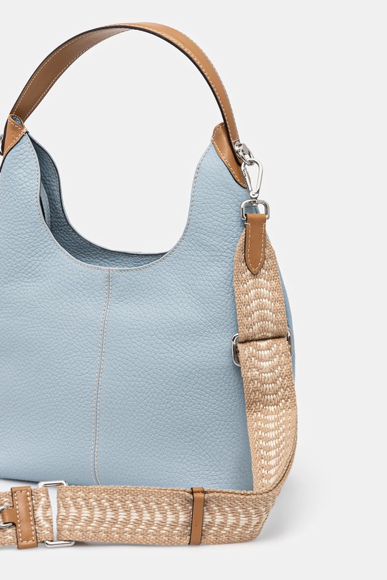 Doplnky Kožená kabelka Gianni Chiarini ALESSANDRA BS.11357.TKL.NAETN modrá