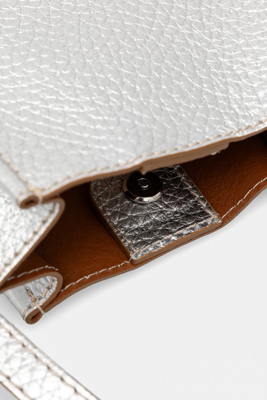 Δερμάτινη τσάντα Gianni Chiarini DORY ασημί BS.11635.RNGDBL.NAETN