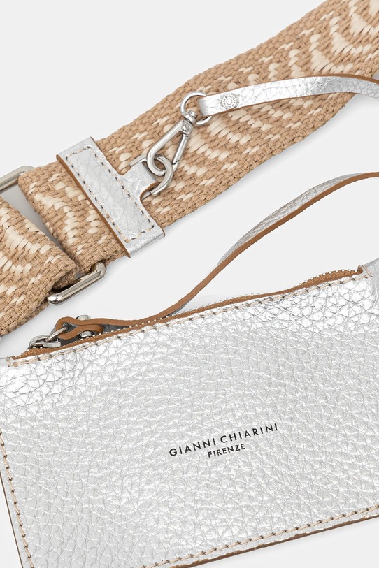 Δερμάτινη τσάντα Gianni Chiarini DORY BS.11635.RNGDBL.NAETN ασημί
