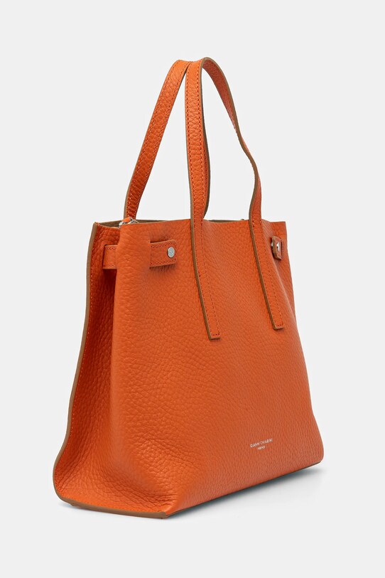 Kožená kabelka Gianni Chiarini ALTEA BS.11646.RNGDBL oranžová SS25