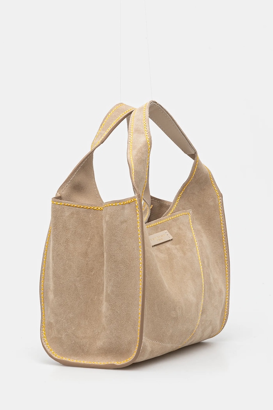 Gianni Chiarini torebka zamszowa EUFORIA BS.11654.CMNRV biały SS25