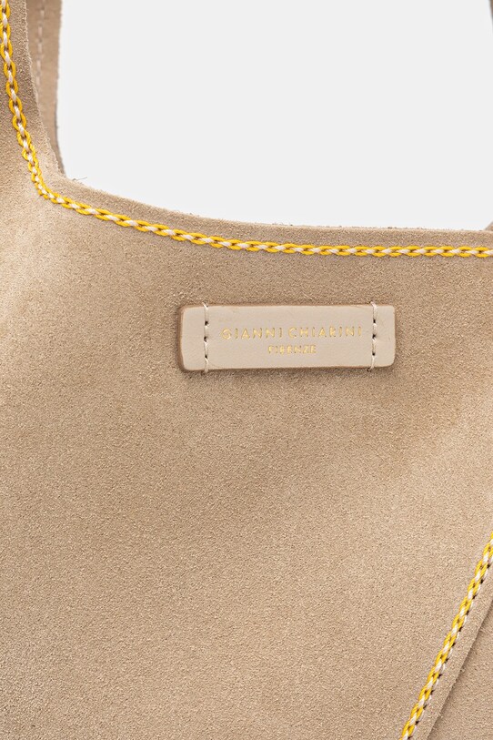Gianni Chiarini geanta de mana din piele intoarsa EUFORIA alb BS.11654.CMNRV