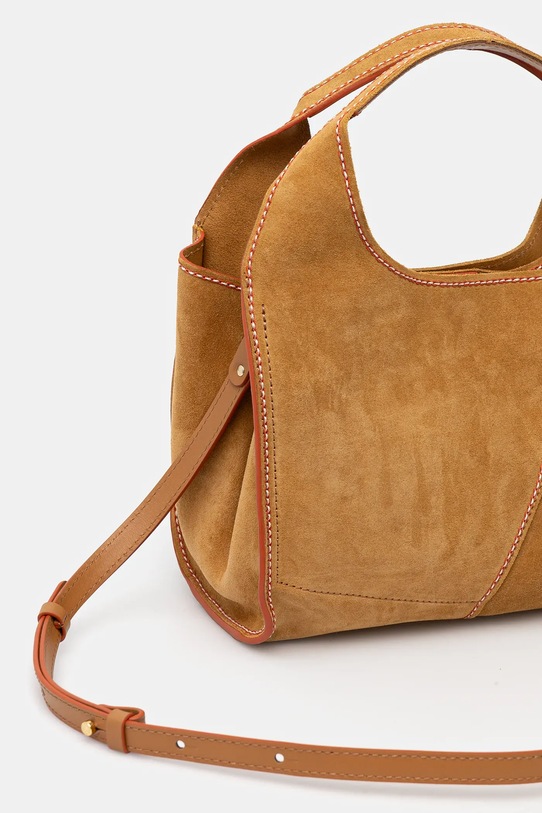 Аксессуары Замшевая сумочка Gianni Chiarini EUFORIA BS.11654.CMNRV бежевый