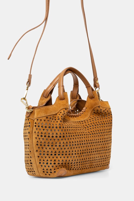 Doplňky Semišová kabelka Gianni Chiarini DUA BS.11679.CMLSR hnědá