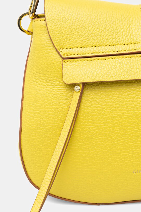 Kožená kabelka Gianni Chiarini HELENA žlutá BS.6036.COMM.GRN.NA