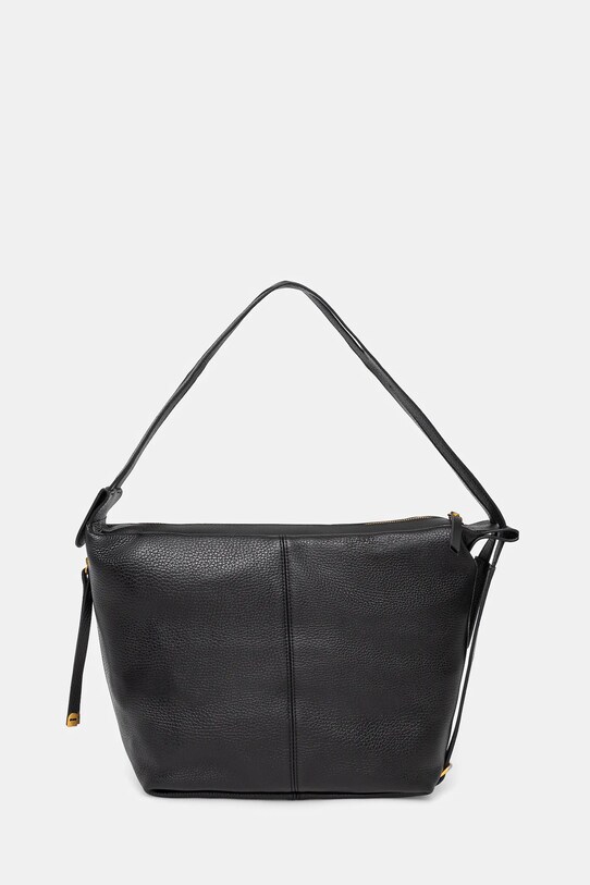 Gianni Chiarini poseta de piele GUIA uni negru ZN.11340.COMM.GRN