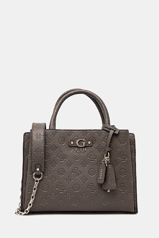 Kabelka Guess GERTY nášivka šedá HWPD95.29060