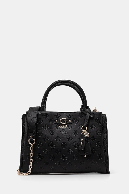 Τσάντα Guess GERTY απλικέ μαύρο HWPD95.29060