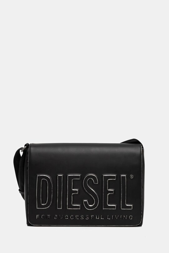 Diesel torebka DSL 3D DSL 3D MESSENGER S X cr aplikacja czarny X10234.P8078