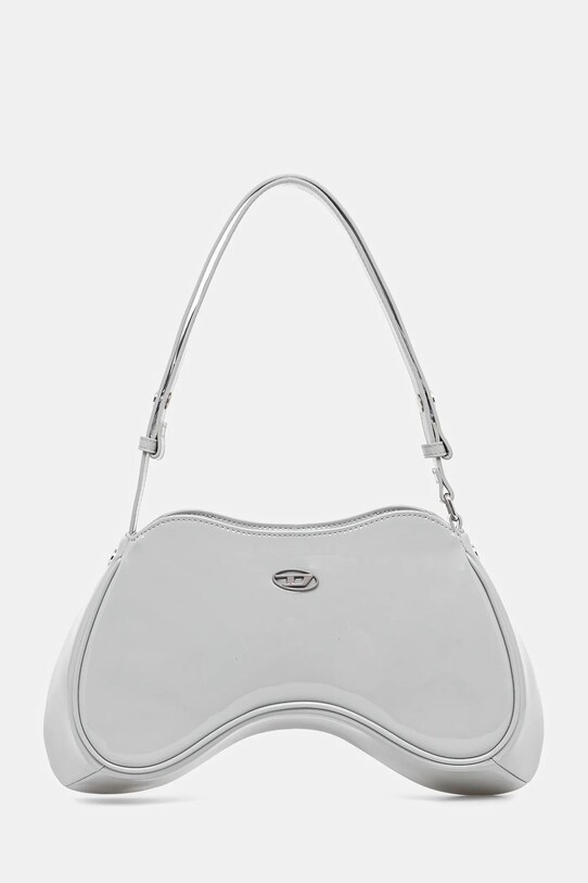 Τσάντα Diesel PLAY PLAY SHOULDER cross bodyb δεν χωράει Α4 γκρί X10201.P6255