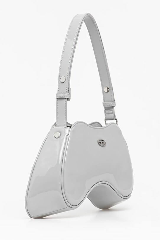 Τσάντα Diesel PLAY PLAY SHOULDER cross bodyb X10201.P6255 γκρί SS25