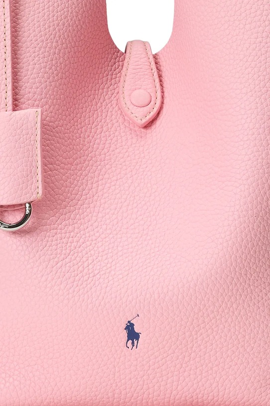 Polo Ralph Lauren leather handbag Tote 428938031 pink