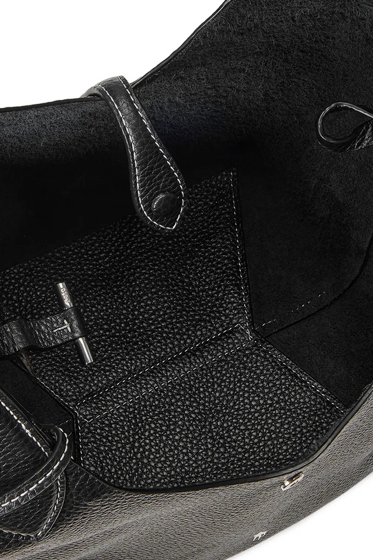 Polo Ralph Lauren torebka skórzana Tote czarny 428938031